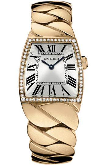 Cartier La Dona Series 18k Rose Gold Midsize Ladies Swiss Quartz Wristwatch-WE60050I