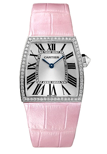 Cartier La Dona Series 18k White Gold Midsize Ladies Swiss Quartz Wristwatch-WE600151