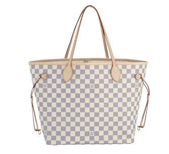 Louis Vuitton Damier Azur Canvas Neverfull MM N51107