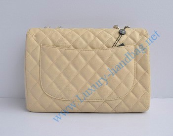 Chanel 2.55 Flap Bag 28600 Cream with silver chain