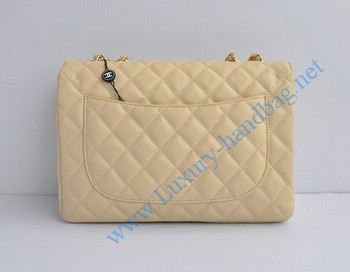 Chanel 2.55 Flap Bag 28600 Cream with gold chain