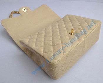 Chanel 2.55 Flap Bag 28600 Cream with gold chain