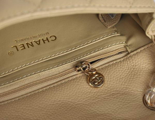 Chanel 2.55 mini Flap Bag 1115 Beige Sheepskin Golden Hardware