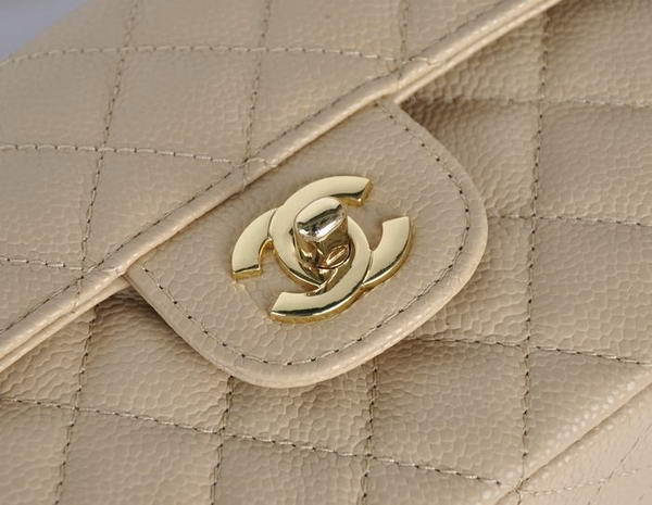 Chanel 2.55 mini Flap Bag 1115 Beige Sheepskin Golden Hardware