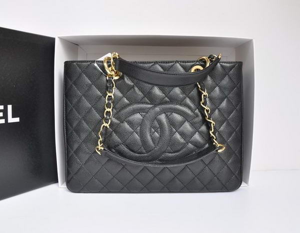 Chanel A50995 Original Caviar Leather Shoulder Bag Black