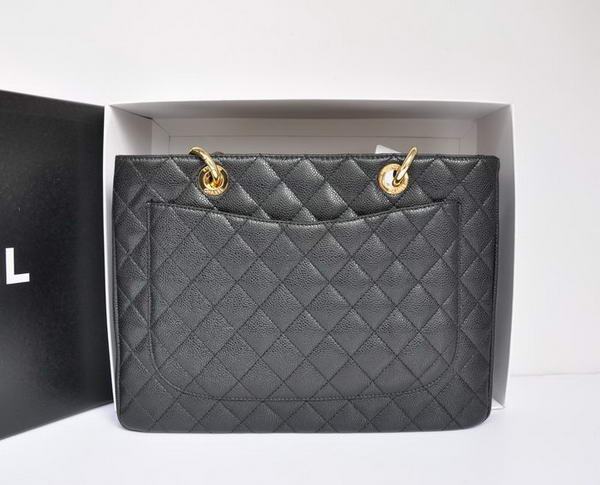 Chanel A50995 Original Caviar Leather Shoulder Bag Black