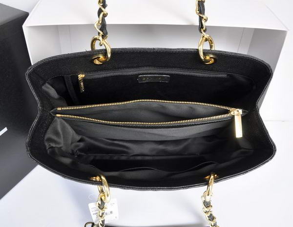 Chanel A50995 Original Caviar Leather Shoulder Bag Black