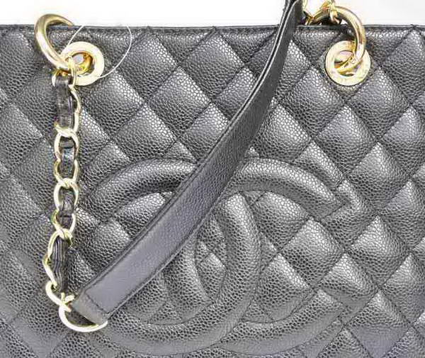 Chanel A50995 Original Caviar Leather Shoulder Bag Black