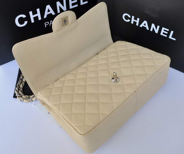 Chanel Original Caviar Leather Flap Bag A28600 Apricot