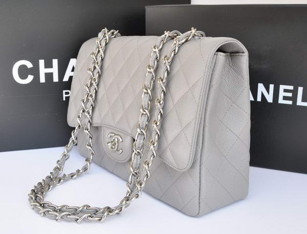 Chanel Original Caviar Leather Flap Bag A28600 Grey