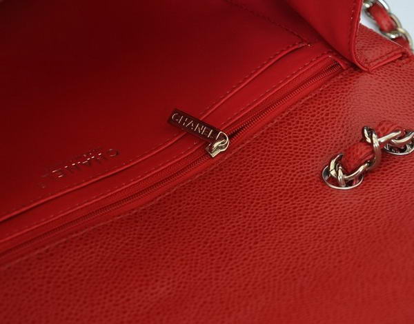 Chanel Original Caviar Leather Flap Bag A28600 Red