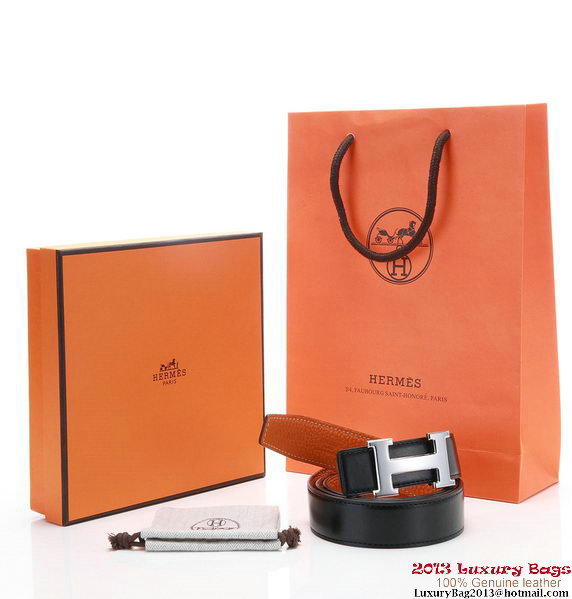 Hermes 43mm Calf Leather Belt HB106-2