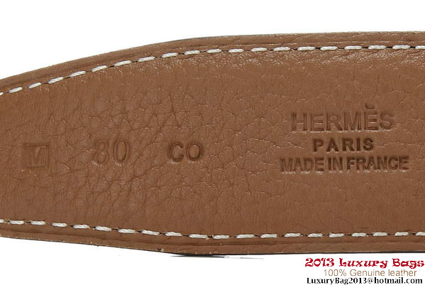 Hermes 43mm Calf Leather Belt HB107-1