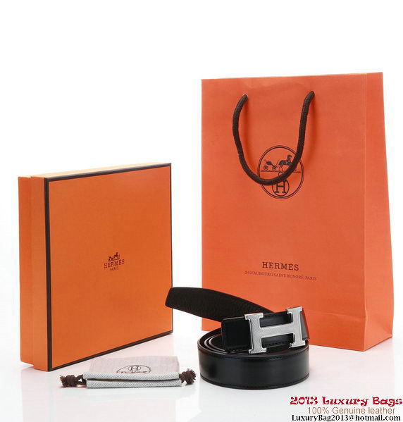 Hermes 43mm Calf Leather Belt HB108-12