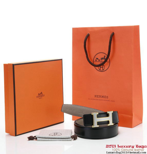 Hermes 43mm Calf Leather Belt HB108-16