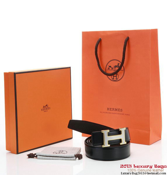 Hermes 43mm Calf Leather Belt HB108-18