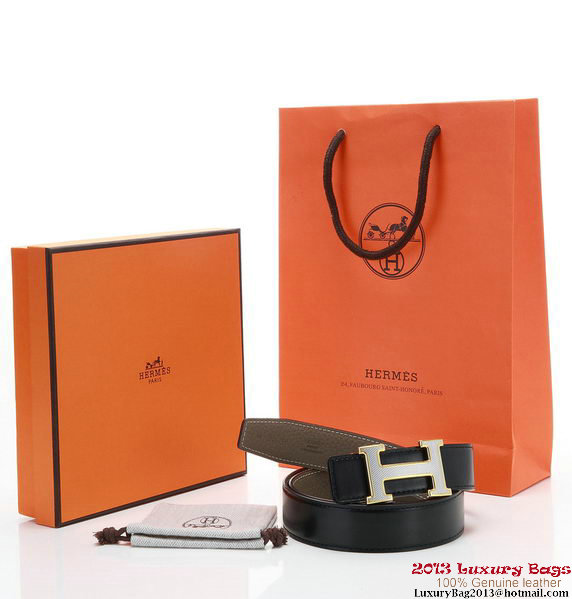 Hermes 43mm Calf Leather Belt HB108-19