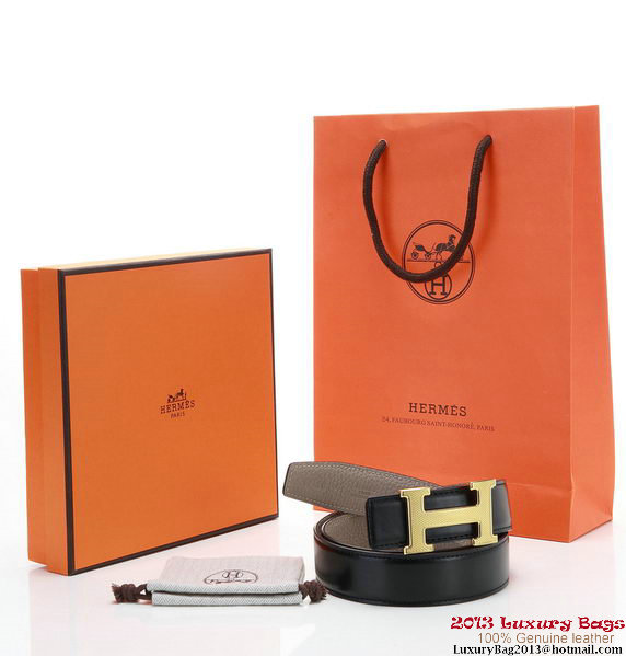 Hermes 43mm Calf Leather Belt HB108-2