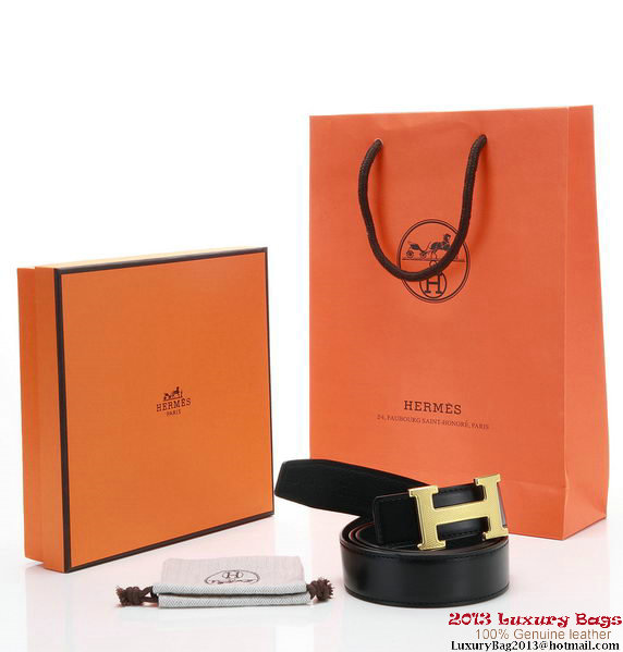 Hermes 43mm Calf Leather Belt HB108-3