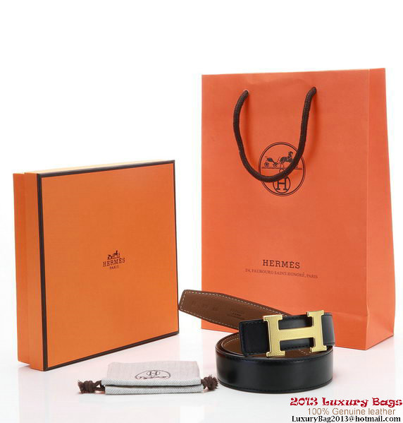 Hermes 43mm Calf Leather Belt HB108-7