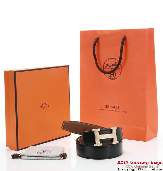 Hermes 43mm Calf Leather Belt HB108-8