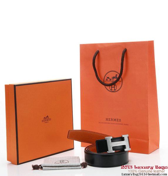 Hermes 43mm Calf Leather Belt HB108-9