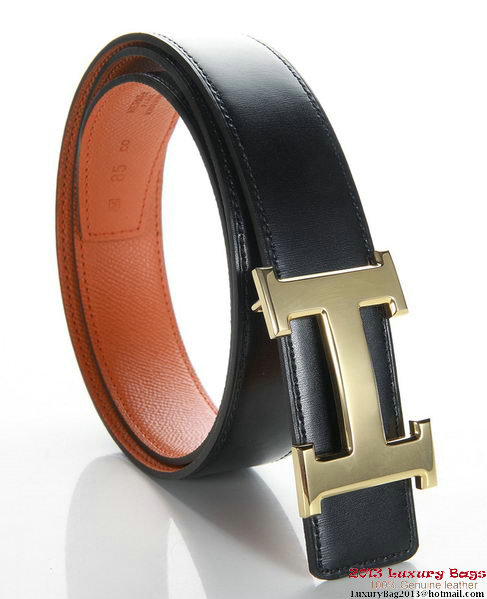 Hermes 43mm Saffiano Leather Belt HB102-1