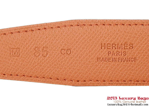 Hermes 43mm Saffiano Leather Belt HB102-1