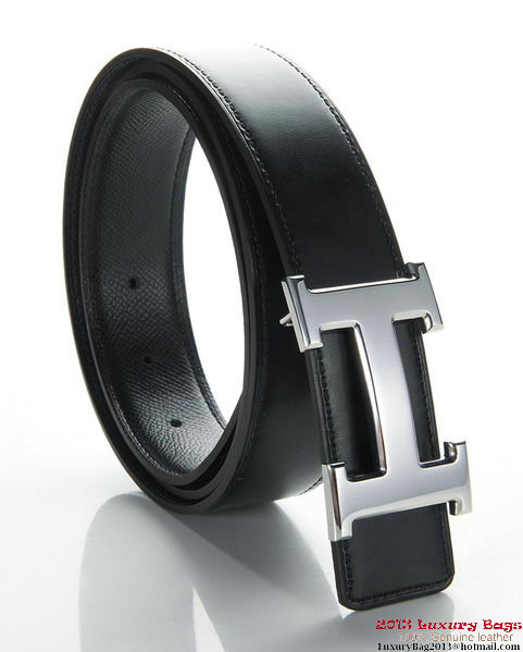 Hermes 43mm Saffiano Leather Belt HB102-6