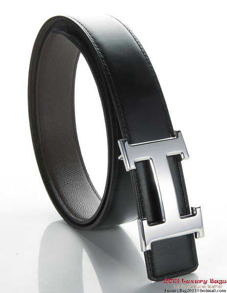 Hermes 43mm Saffiano Leather Belt HB102-7