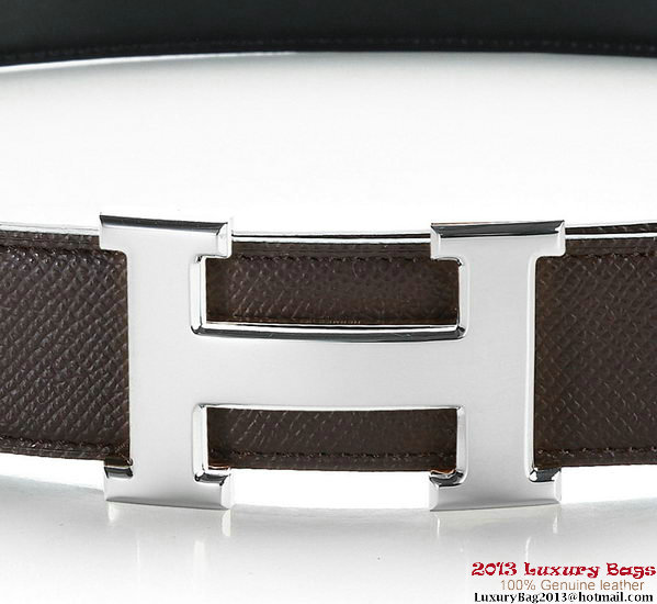 Hermes 43mm Saffiano Leather Belt HB102-7