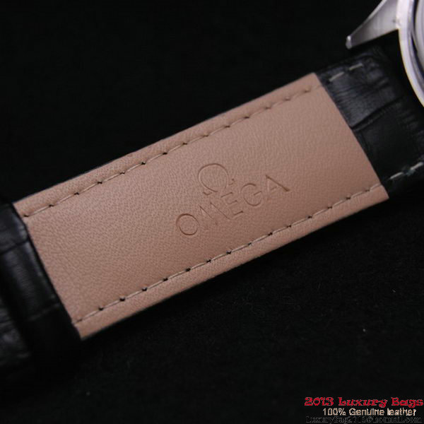 OMEGA DE VILLE Automatic Chronometer Red Gold on Black Leather Strap OM77211