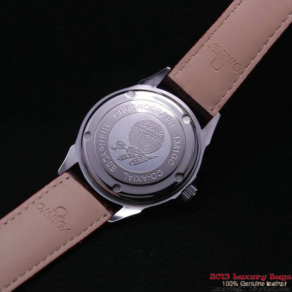 OMEGA DE VILLE Automatic Chronometer Steel on Black Leather Strap OM77217