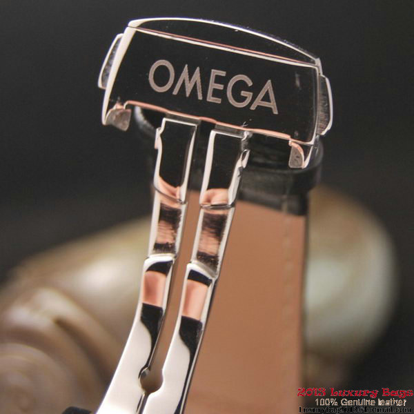 OMEGA DE VILLE CO-AXIAL Chronometer Red Gold on Black Leather Strap OM77502