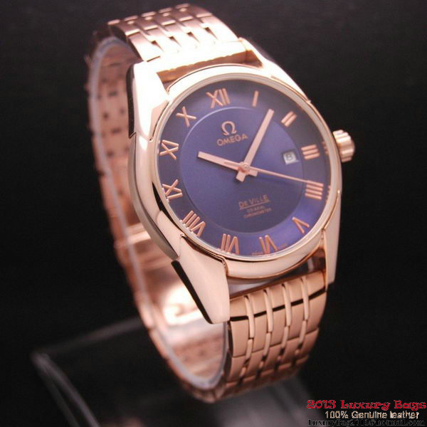 OMEGA DE VILLE Co-AXIAL CHRONOMETER Red Gold on Red Gold Strap OM77029