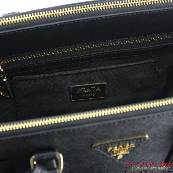 2013 Prada Saffiano Calf Leather Tote Bag 2274 Black