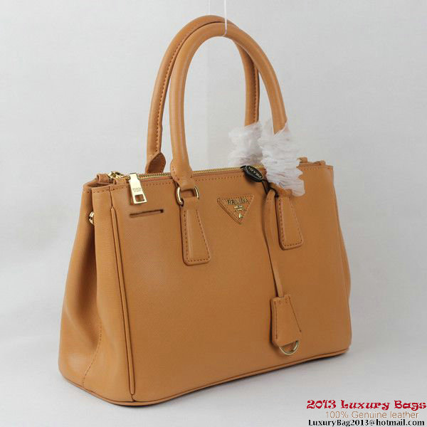 2013 Prada Saffiano Tote Bag 1801 Apricot