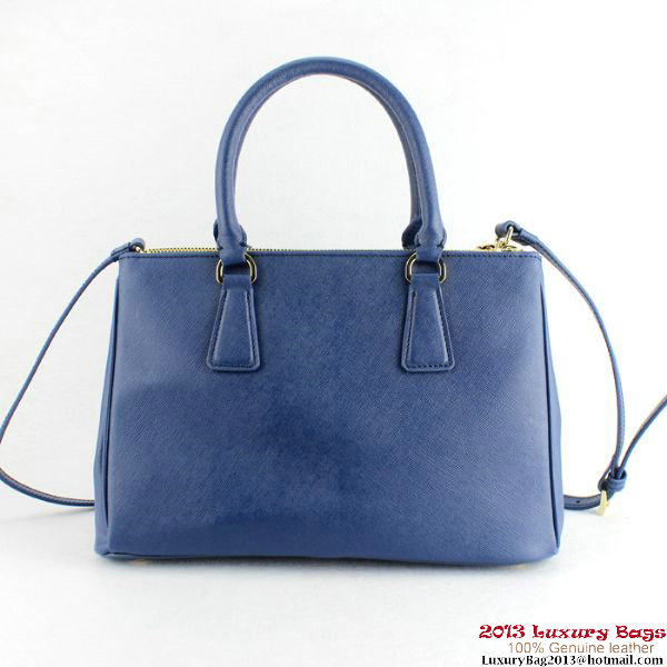 2013 Prada Saffiano Tote Bag 1801 Blue