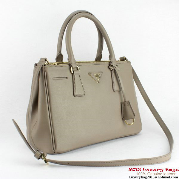 2013 Prada Saffiano Tote Bag 1801 Grey