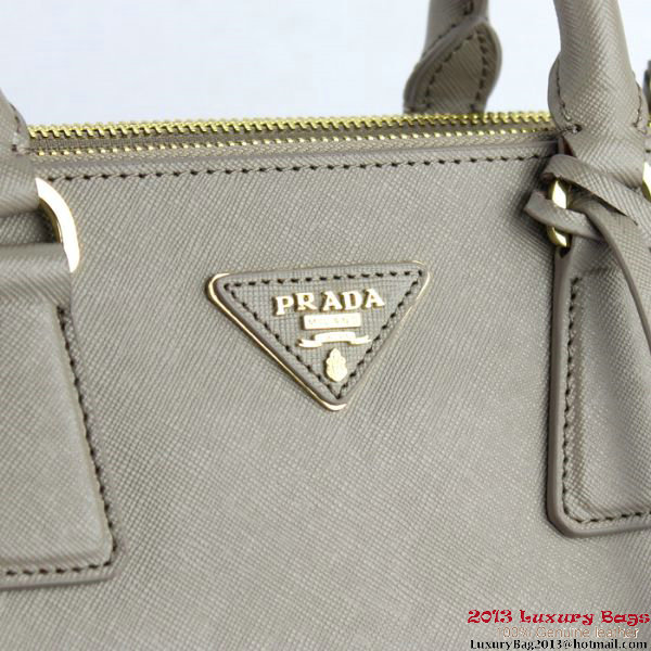 2013 Prada Saffiano Tote Bag 1801 Grey