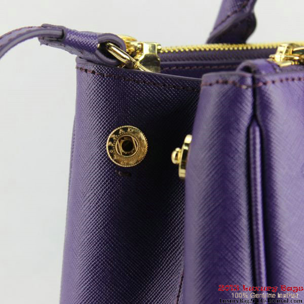 2013 Prada Saffiano Tote Bag 1801 Purple