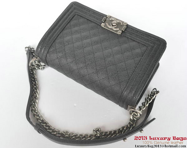 Boy Chanel Flap Shoulder Bag Classic Cannage Patterns A67086 Black