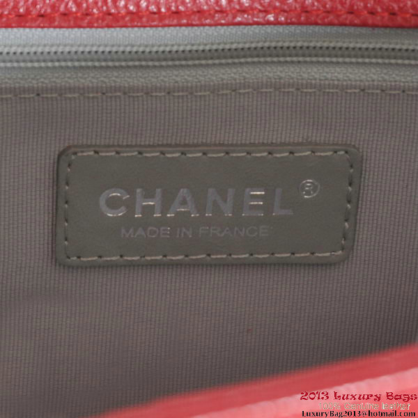 Boy Chanel Flap Shoulder Bag Classic Cannage Patterns A30172 Red