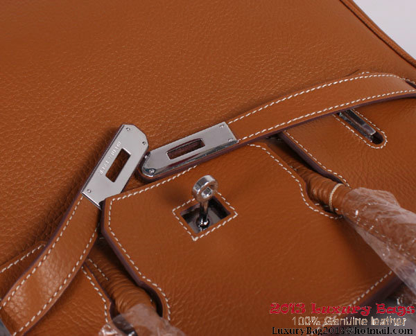 Hermes Birkin 35CM Tote Bag Clemence Leather H-35 Camel