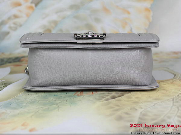 2013 Boy Chanel Flap Shoulder Bag Classic Cannage Patterns A67025 Grey