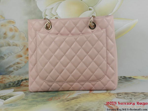 Replica Chanel A50995 Pink Original Cannage Leather Shoulder Bag Gold