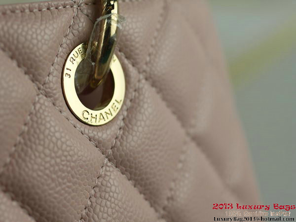 Replica Chanel A50995 Pink Original Cannage Leather Shoulder Bag Gold