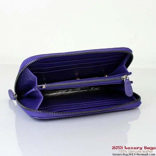 Bottega Veneta Intrecciato Nappa Continental Wallet BV1008 Violet