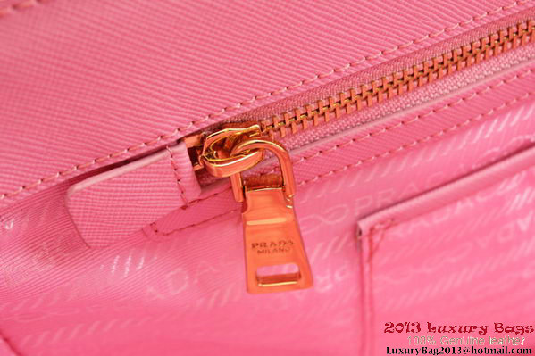 Prada Saffiano Leather 30cm Tote Bag BN1801 Pink