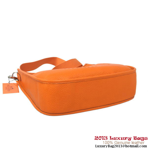 Hermes Evelyn Bag Original Calf Leather H1608 Orange